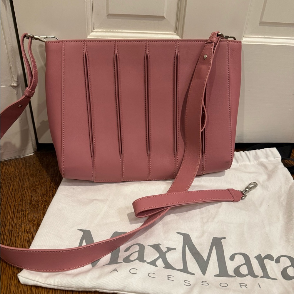 Max Mara pink Whitney handbag purse NWOT